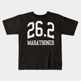 26.2 Marathoner Marathon Runner Running Coach Kids T-Shirt